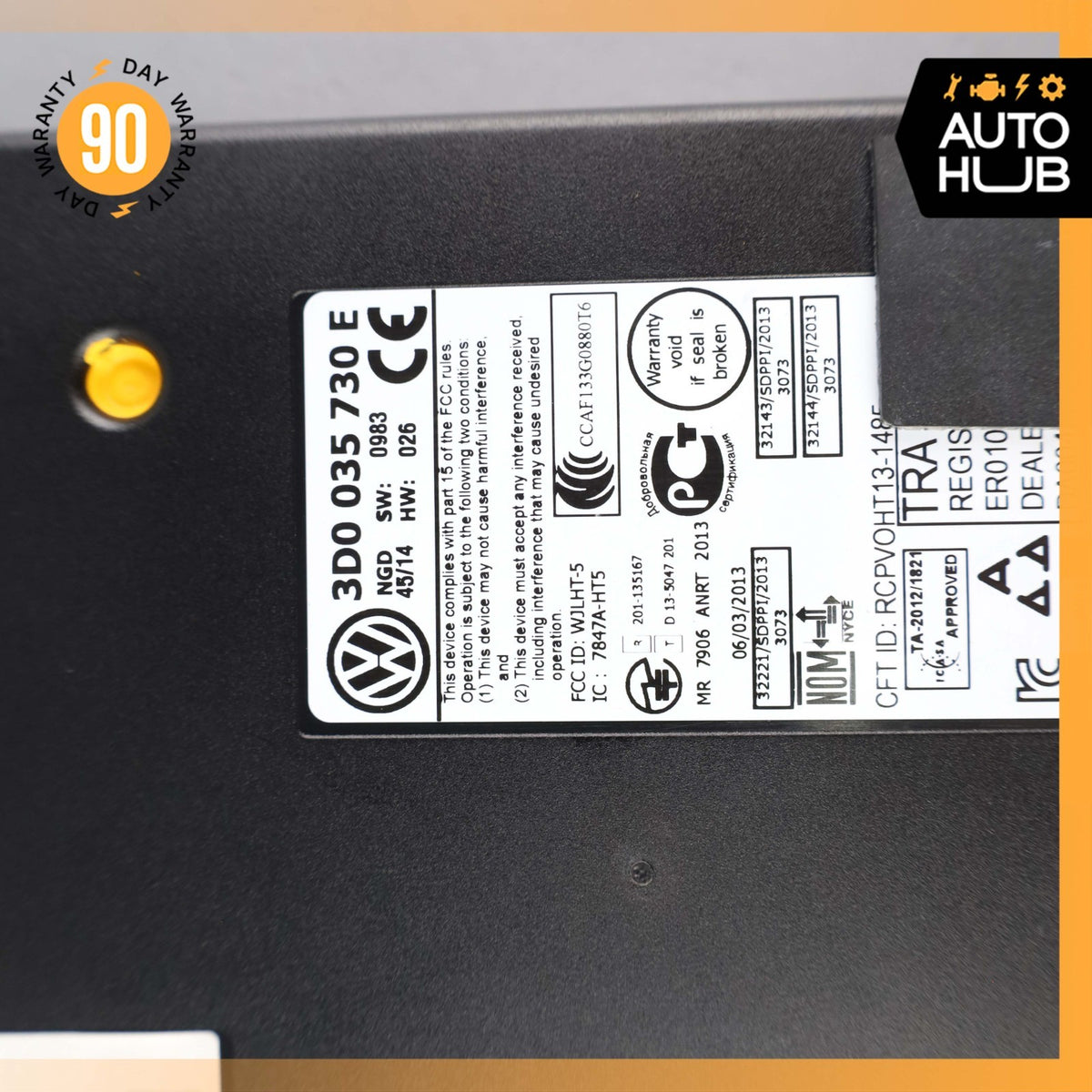 12-18 Bentley Continental GT GTC Bluetooth Interface Control Module Unit OEM - photo 10