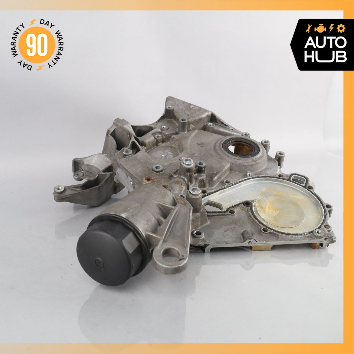 01-14 Mercedes W216 CL600 S600 V12 Engine Timing Chain Case Cover 1370150002 OEM - photo 6