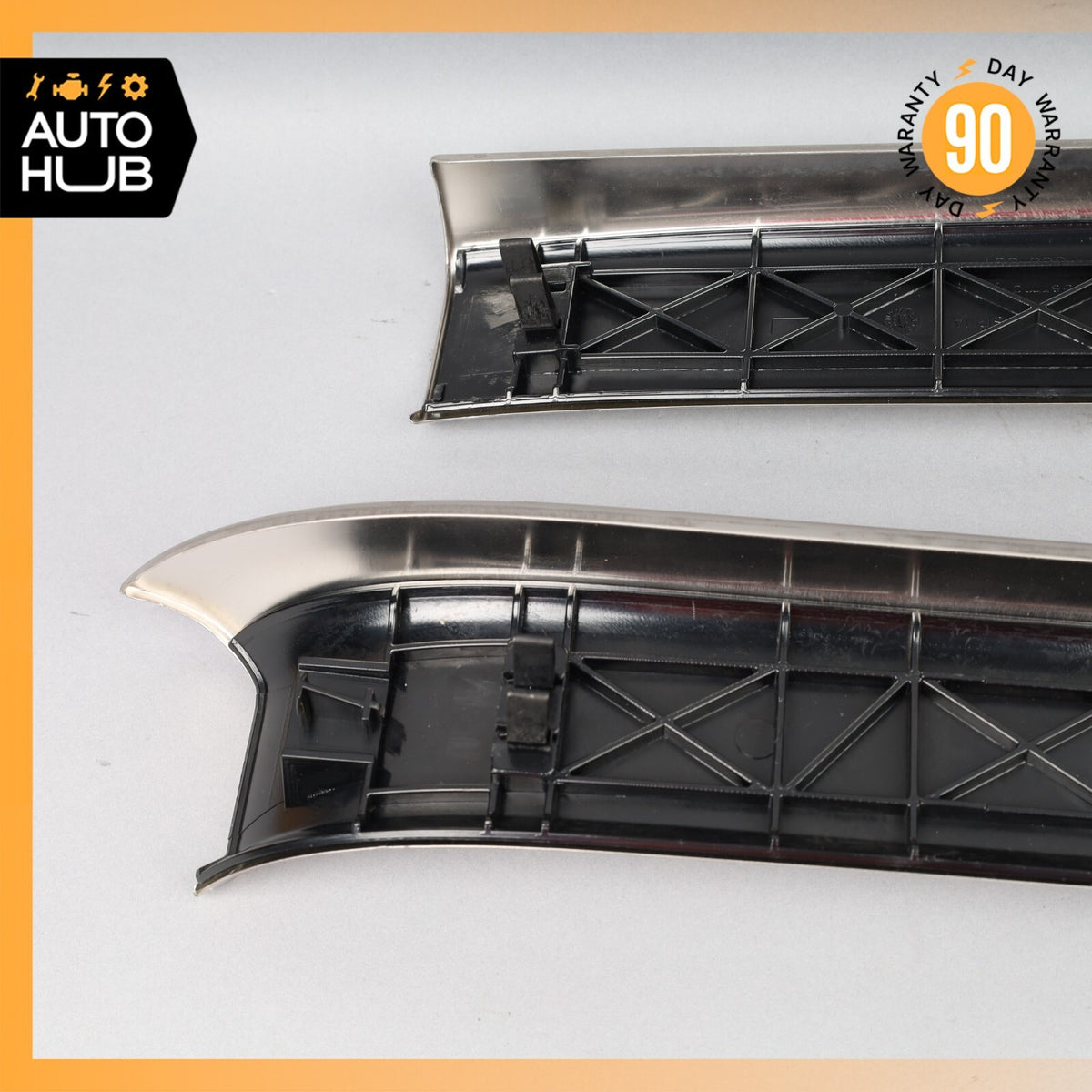 06-13 Bentley Continental Flying Spur Front Left & Right Door Step Sill Set OEM - photo 11