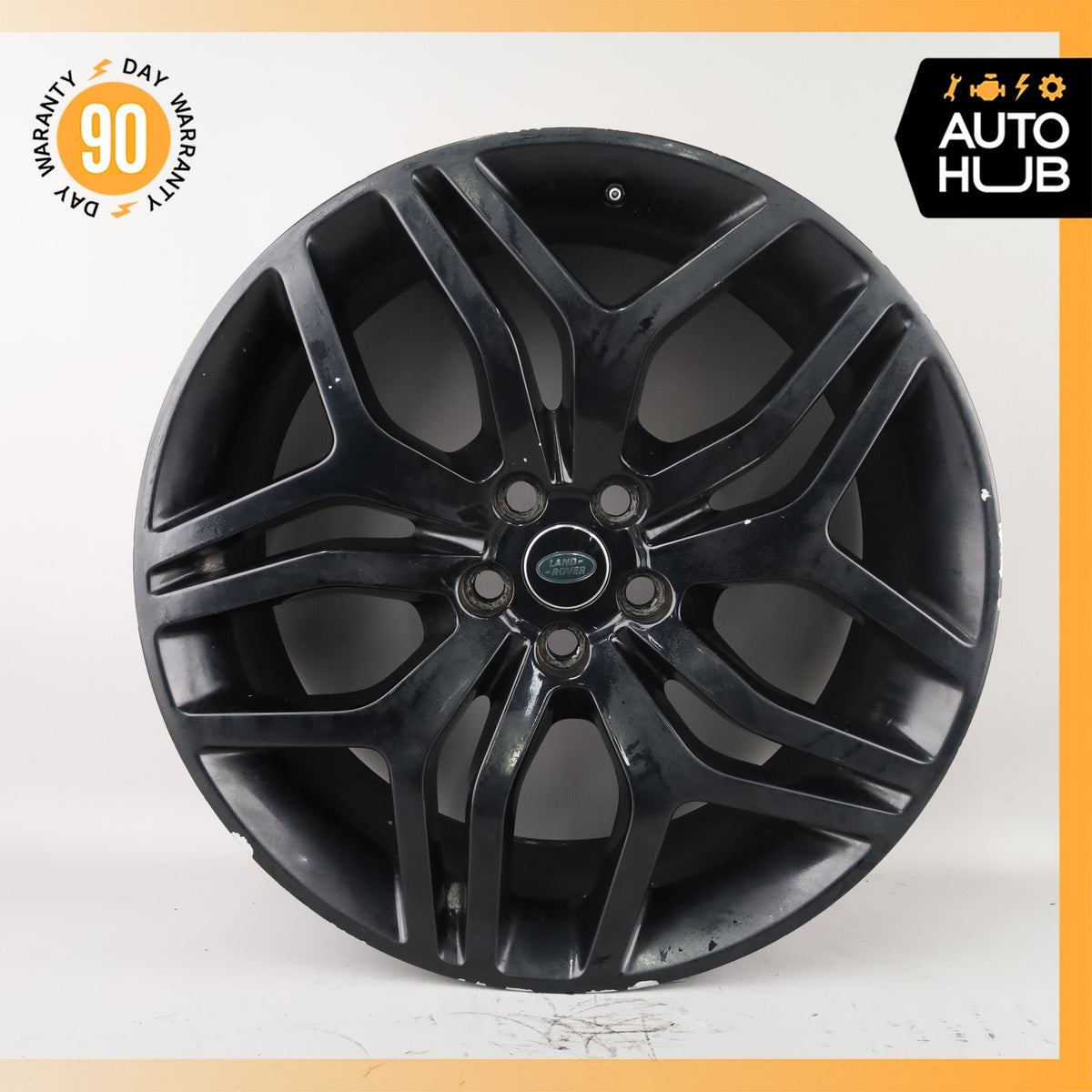 14-22 LR Range Rover Sport L494 Style 7 9.5 x 22 22" Wheel Rim Black OEM - photo 1