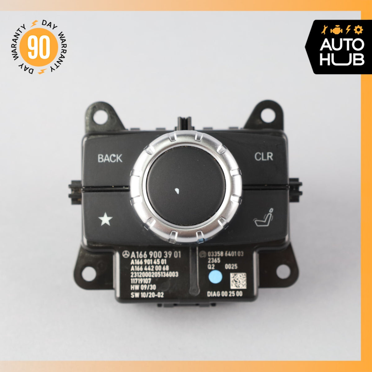 12-13 Mercedes W166 ML63 AMG Center Console Navigation Stereo Control Switch OEM - photo 2