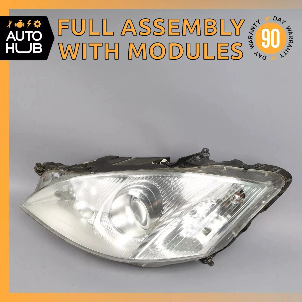 07-09 Mercedes W221 S550 S63 AMG Left Headlight Lamp Bi Xenon w/Night Vision OEM - photo 1