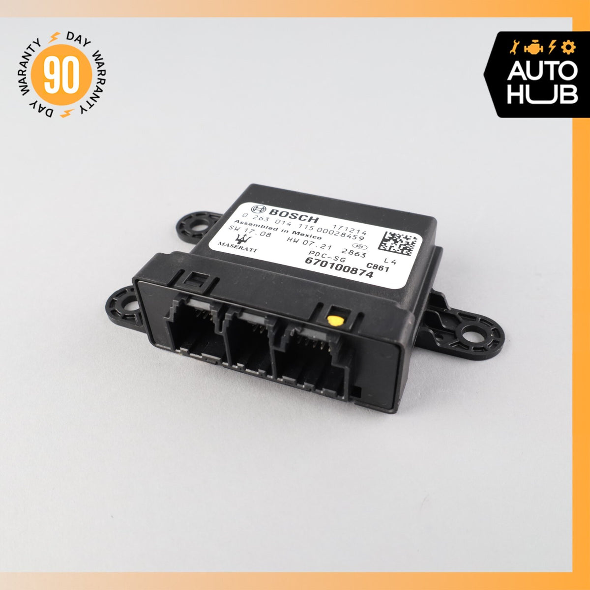 17-20 Maserati Levante M161 Park Parking Assist Control Module 670100874 OEM 64k - photo 2