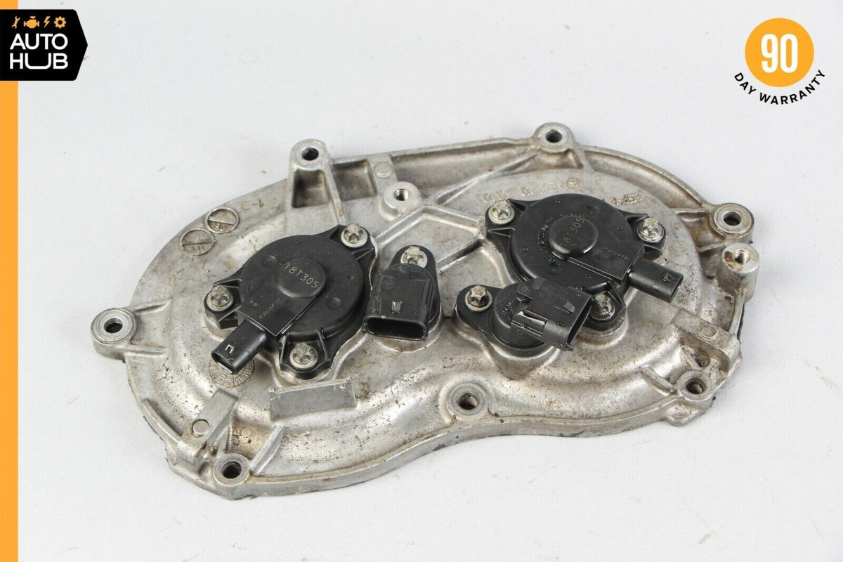 Mercedes W204 C350 S550 E350 Front Right Engine Timing Chain Cover Plate OEM - photo 1