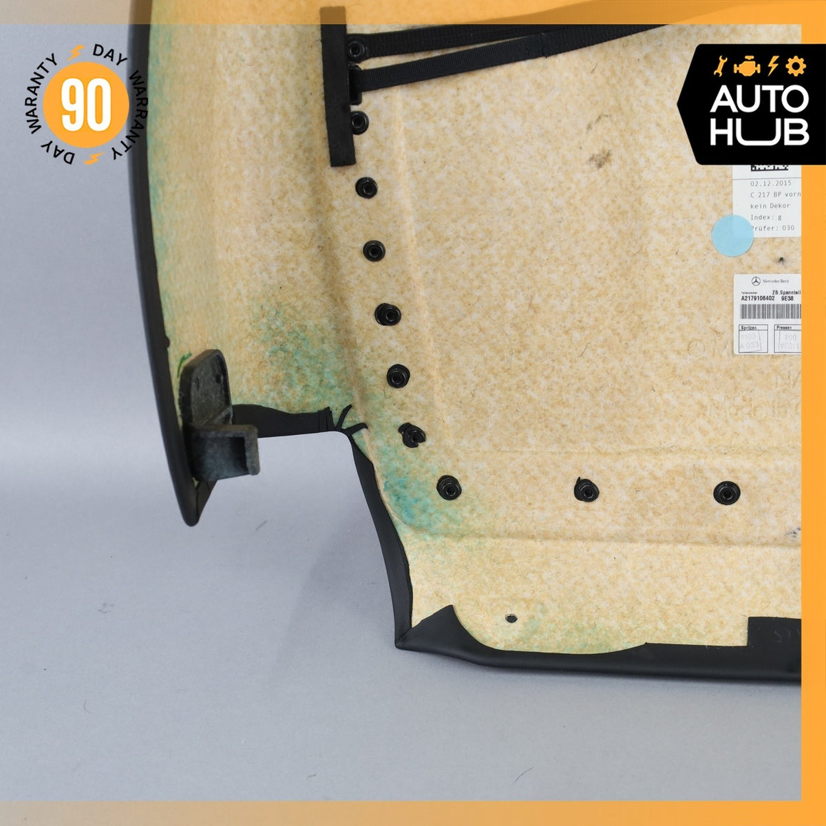 15-21 Mercedes W217 S550 S63 AMG Back Panel Seat Cover Front OEM 74k - photo 15