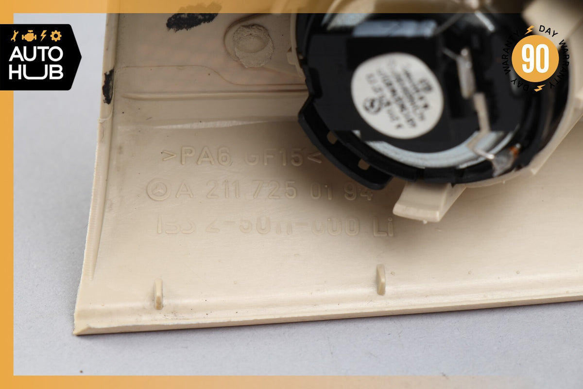 03-06 Mercedes W211 E320 E500 Tweeter Speaker Cover Left Driver Side Beige OEM - photo 8