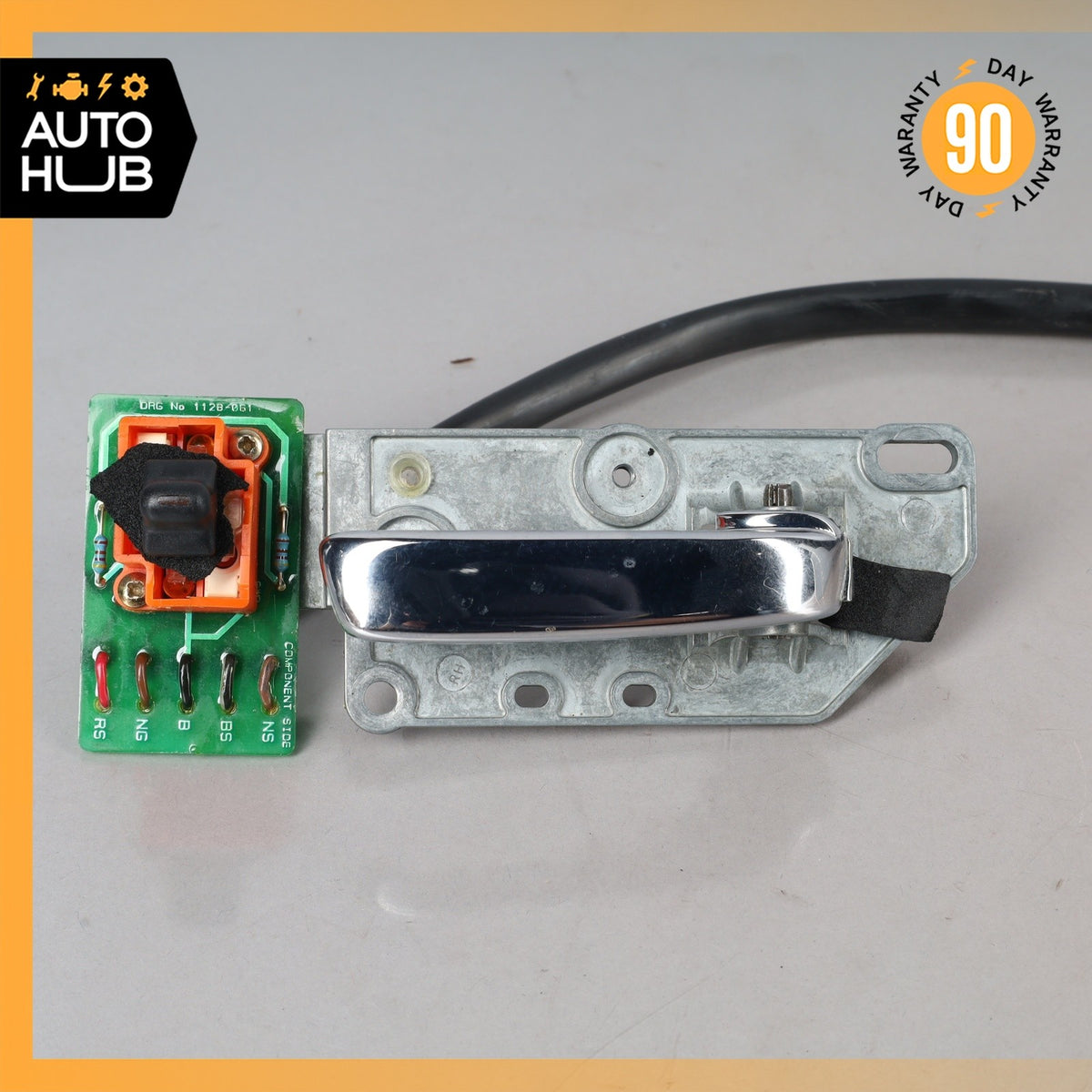 00-09 Bentley Arnage / RR Seraph Rear Right Interior Door Handle w/ Switch OEM - photo 4