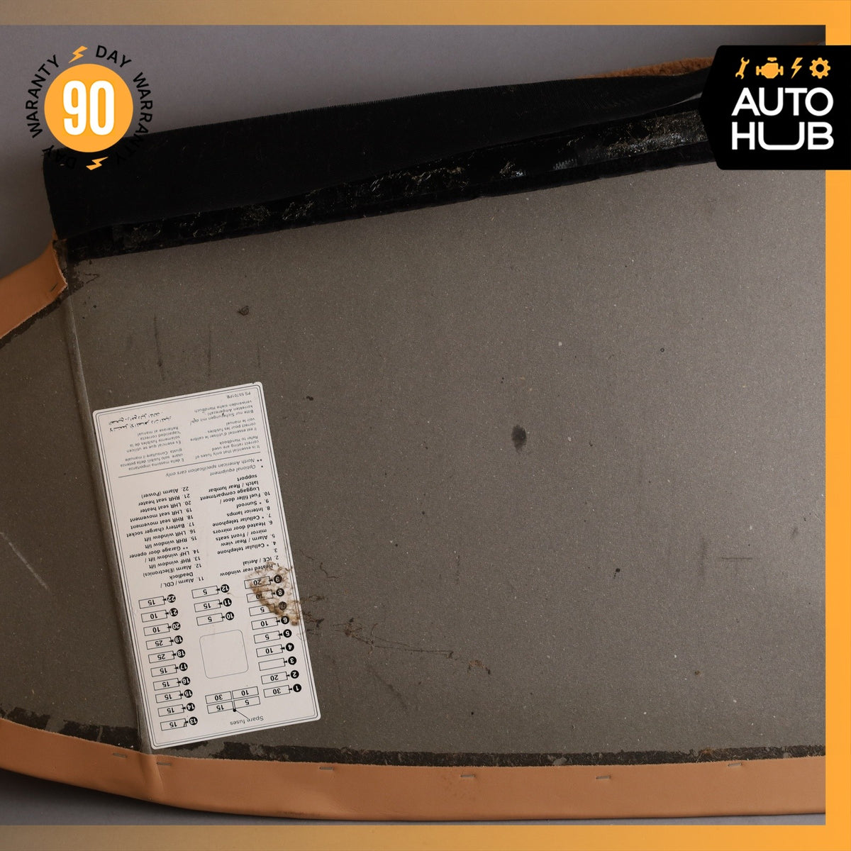 99-02 Bentley Arnage / RR Seraph Rear Left Side Trunk Boot Mat Carpet Cover OEM - photo 12