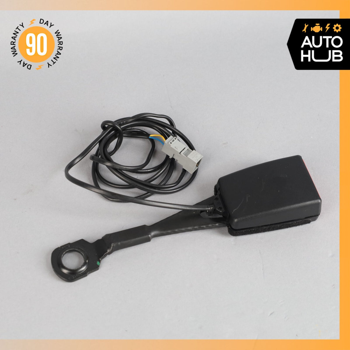 Porsche Panamera 970 Front Left Driver Side Seat Belt Buckle Black OEM - photo 2
