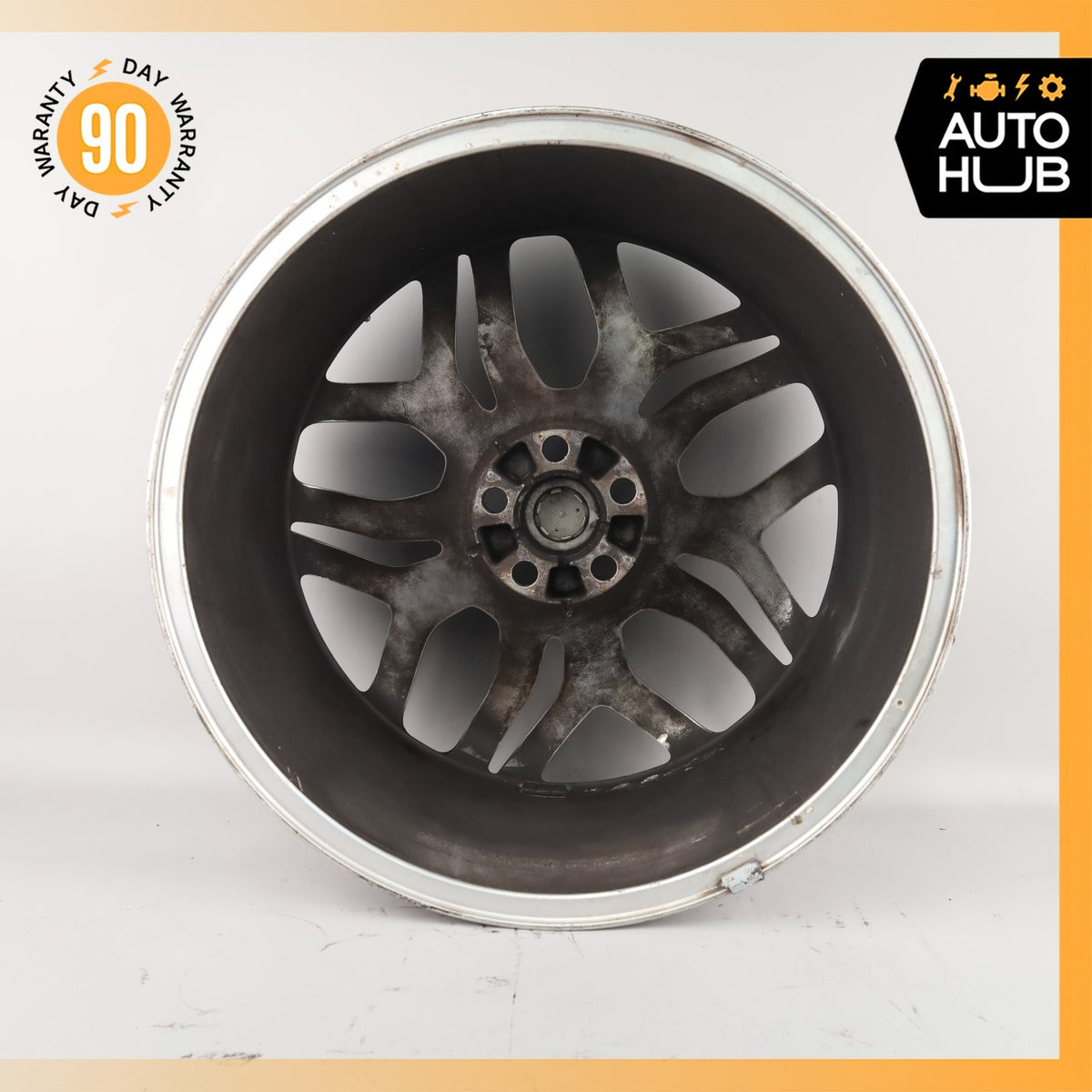 14-22 LR Range Rover Sport L494 Style 7 9.5 x 22 22" Wheel Rim Black OEM - photo 10