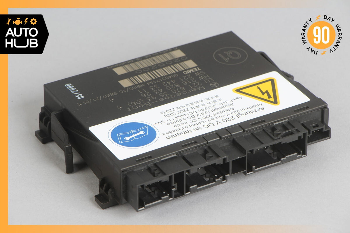07-10 Mercedes W221 S550 S63 Front Left or Right Seat Contour Control Module OEM - photo 2
