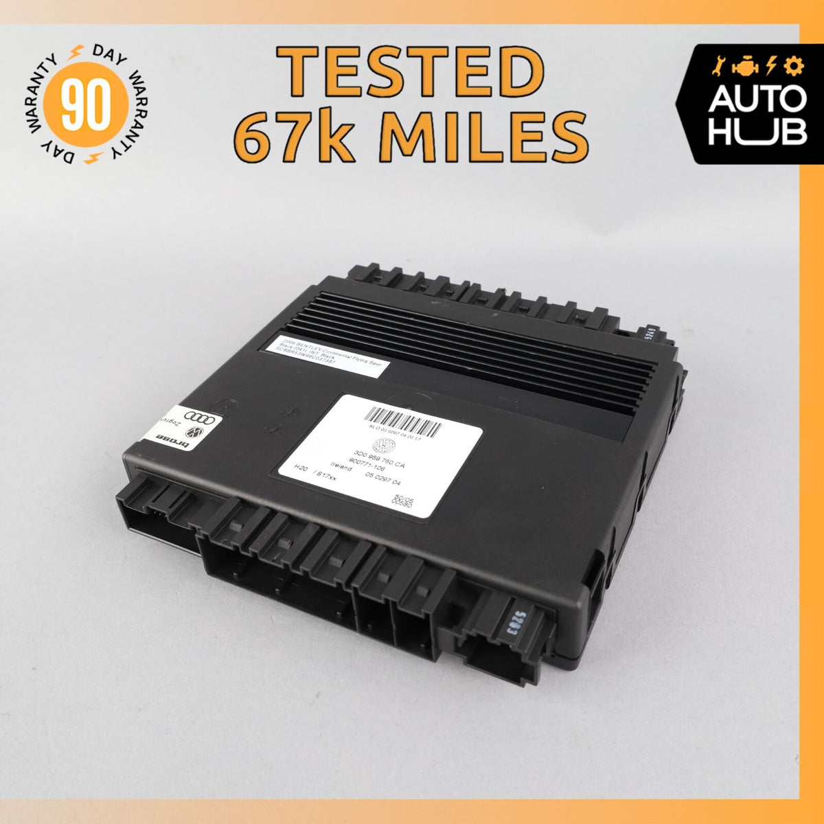 06-13 Bentley Continental Flying Spur Front Left Seat Control Module OEM 67k - photo 1