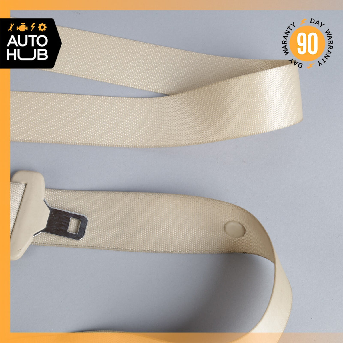 07-14 Mercedes W216 CL550 CL600 Rear Left Driver Side Seat Belt Beige OEM - photo 4