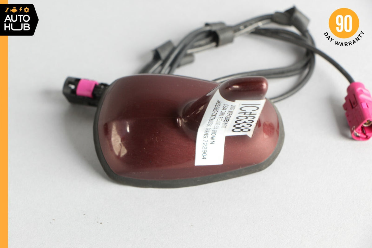 07-13 Mercedes W221 S550 S400 S350 Top Roof Shark Fin Radio Antenna GPS Red OEM - photo 5