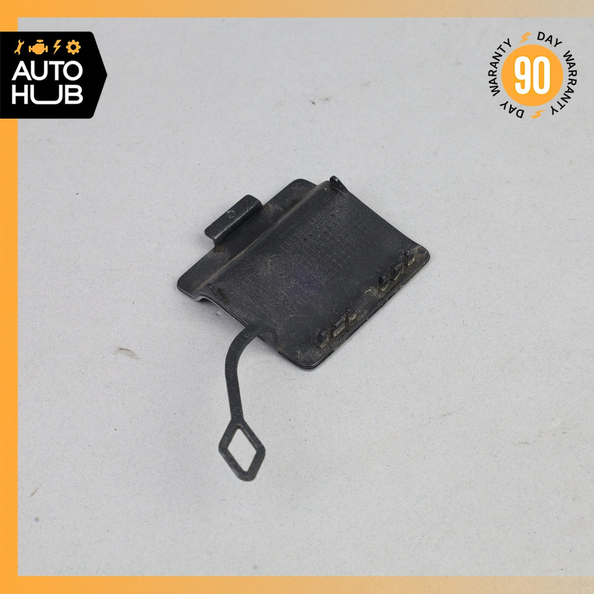 11-16 BMW F10 528i 535i 550i Rear Bumper Tow Hook Cover Cap Silver OEM - photo 5