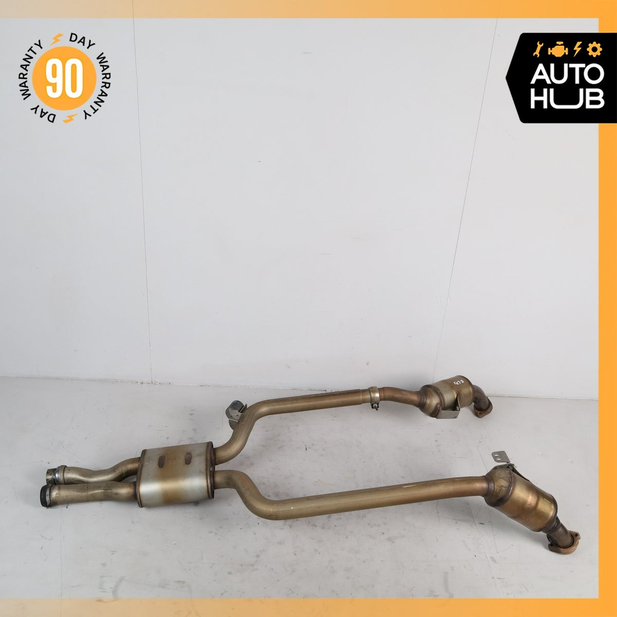 Mercedes W207 E400 RWD Engine Exhaust Downpipe Left & Right Side Set OEM - photo 13