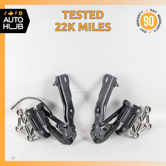 13-16 Aston Martin DB9 Hood Hinge Bracket Left & Right Set DG4316A681AA OEM 22k - photo 1