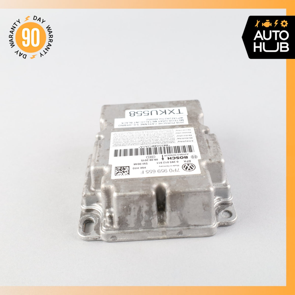 15-18 Porsche Cayenne 958 E-Hybrid Airbag Air Bag Sensor SRS Control Module OEM - photo 3
