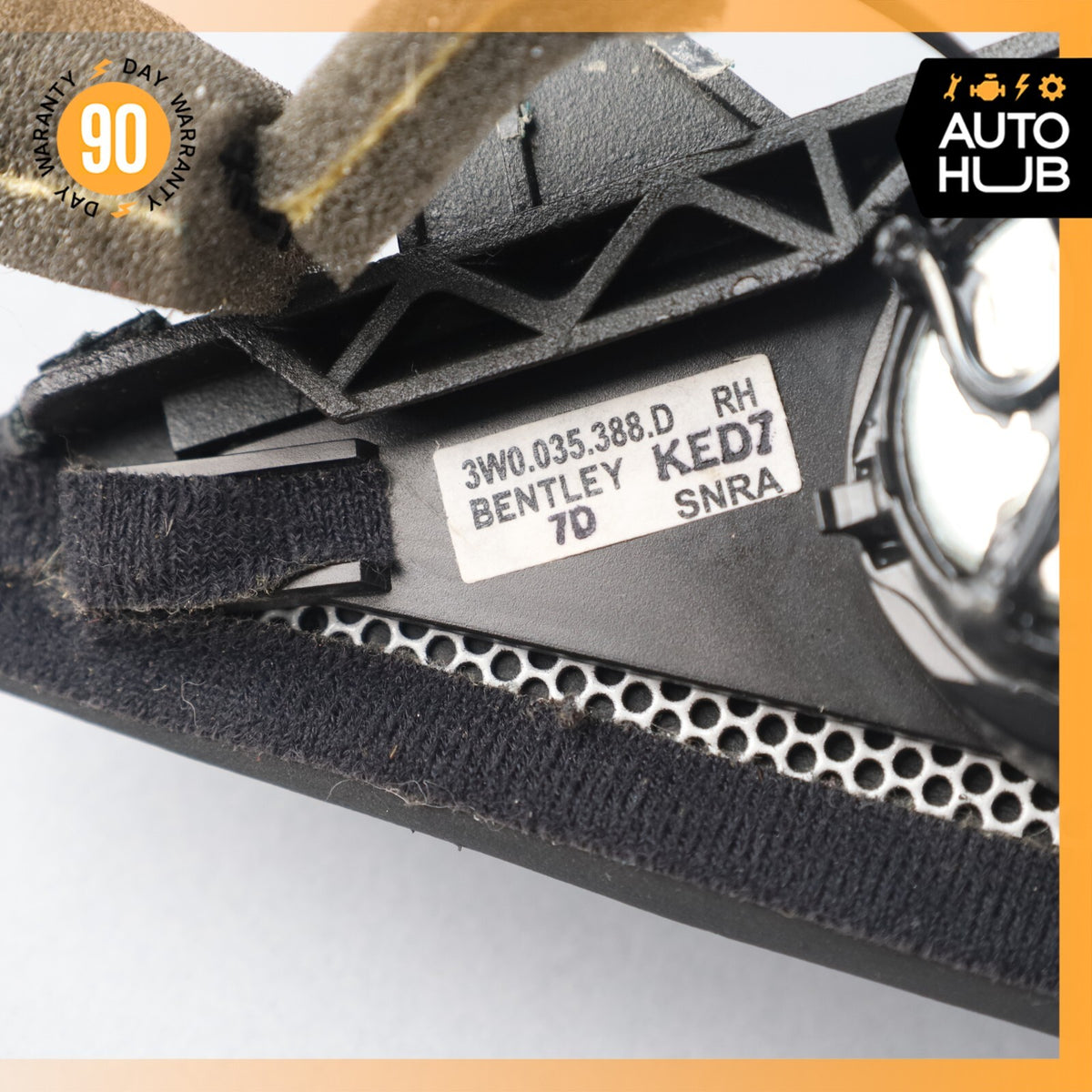 07-11 Bentley Continental GTC Front Right Side A-Pillar Trim Cover OEM 62k - photo 11