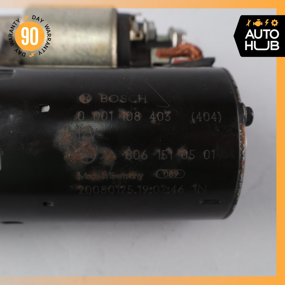 03-11 Mercedes R171 SLK300 R350 E350 Engine Motor Starter 0061510501 OEM 74k - photo 11