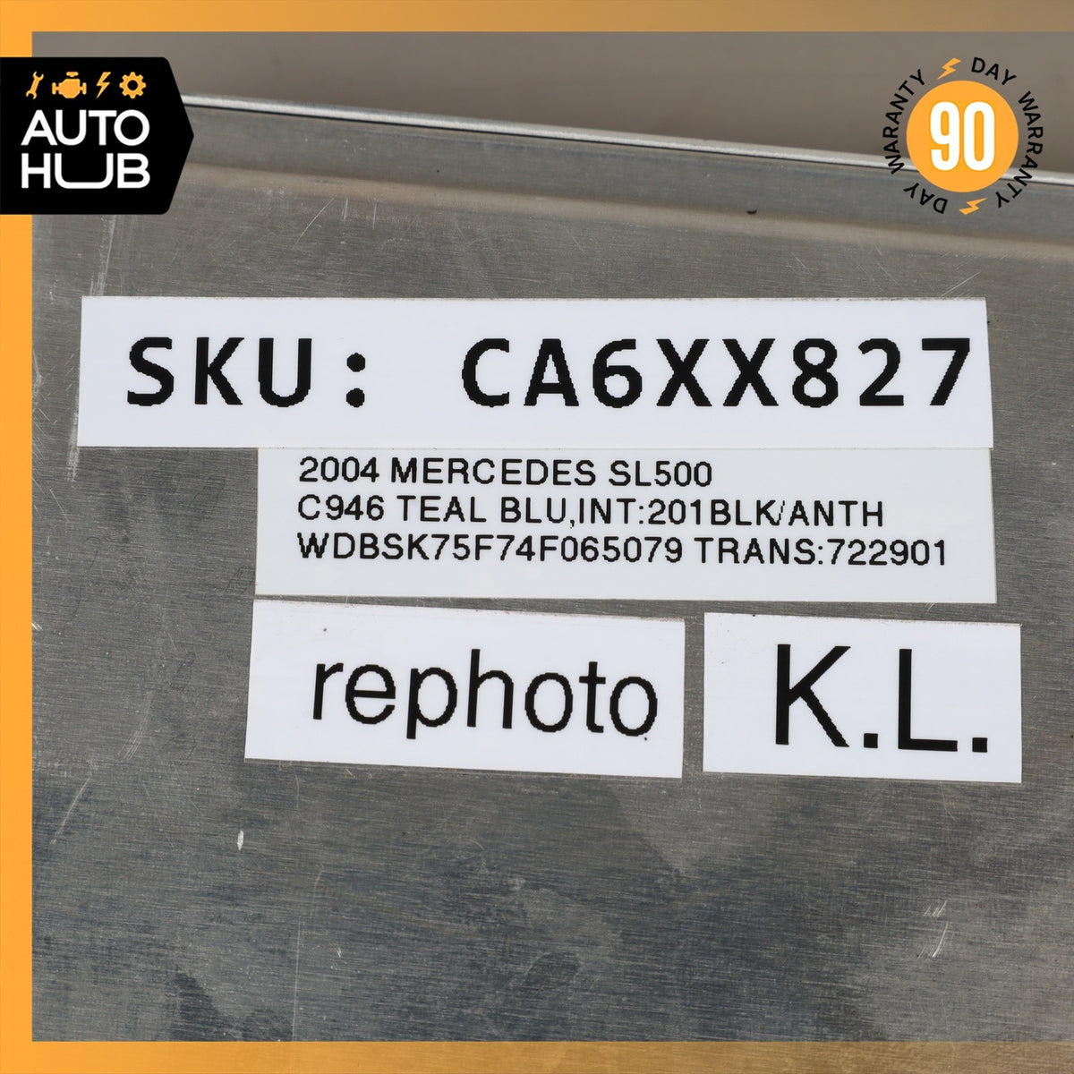 03-06 Mercedes R230 SL500 S430 ECU Engine Control Module Unit 1131531279 OEM - photo 10