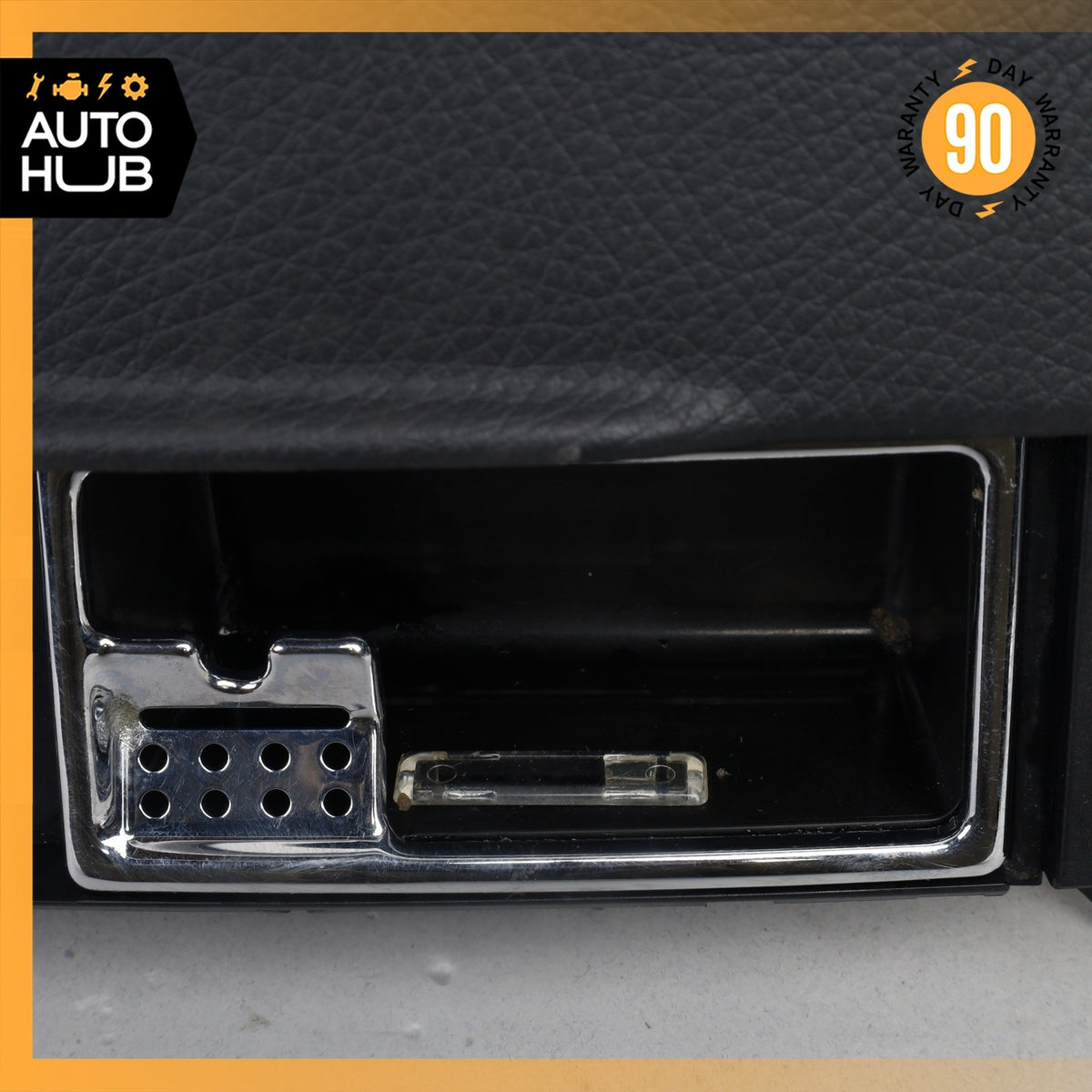 07-09 Mercedes W221 S550 S63 AMG Ash Tray Ashtray Lighter Trim Black OEM - photo 4