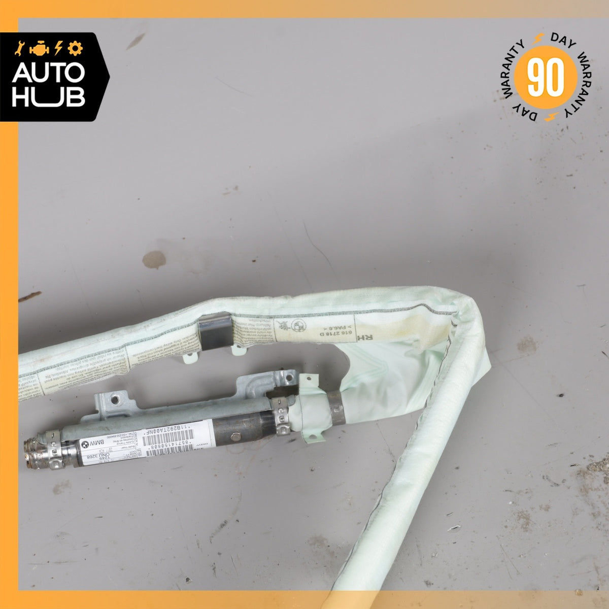 07-13 BMW E70 X5 Roof Curtain Air Bag Right Side OEM - photo 13