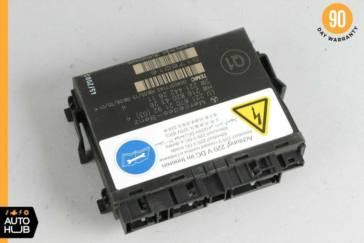 07-10 Mercedes W221 S63 S550 Front Left or Right Seat Contour Control Module OEM - photo 2