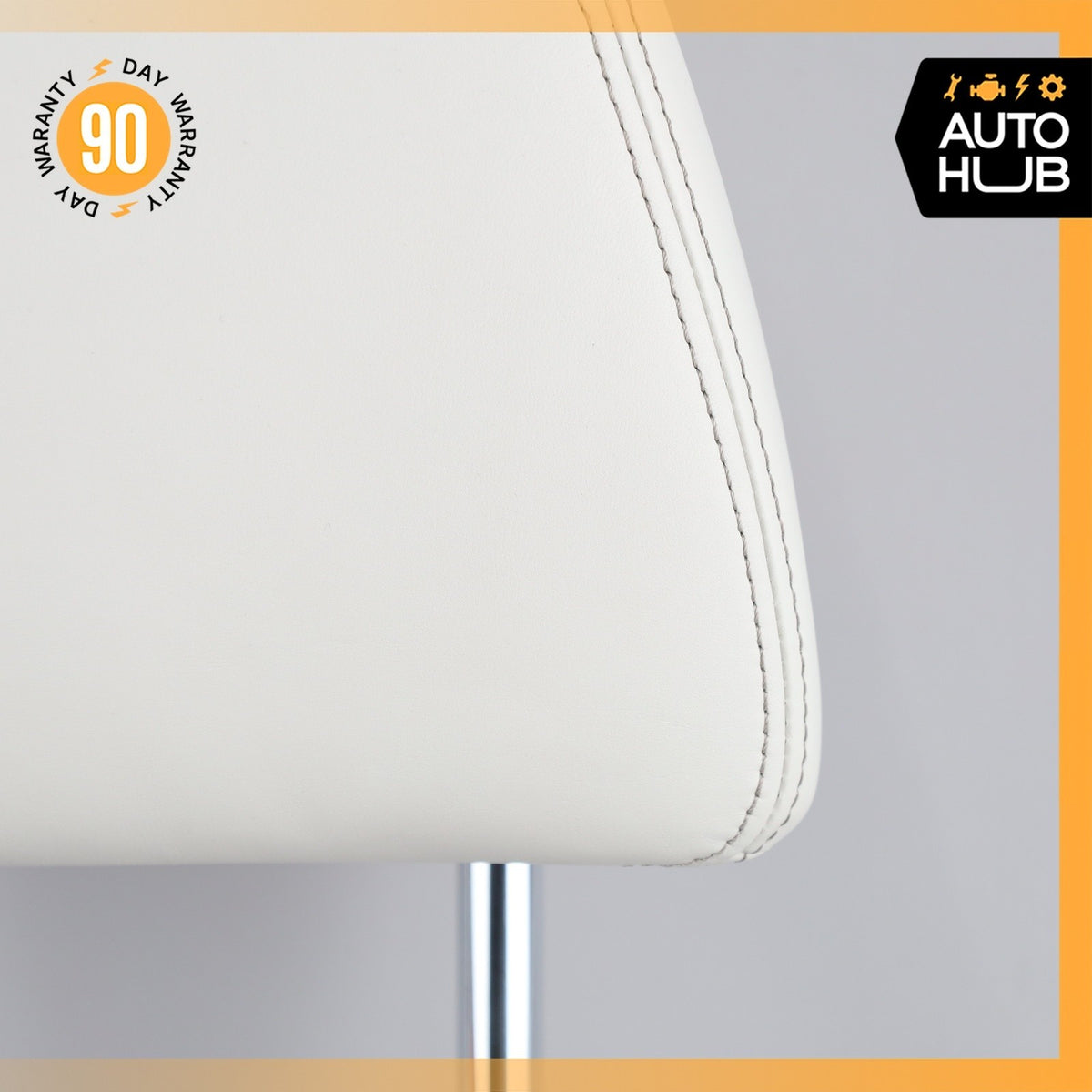 BMW G12 750Li Front Left or Right Seat Headrest Head Rest Nappa White OEM - photo 4