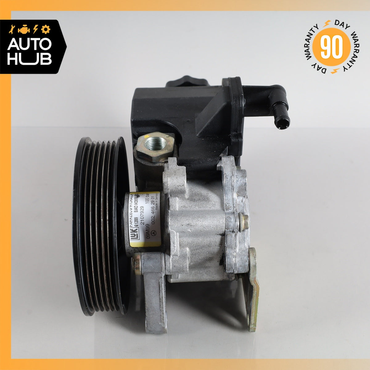 96-00 Mercedes R170 SLK230 C230 Power Steering Pump w/Reservoir 0024662901 OEM - photo 9