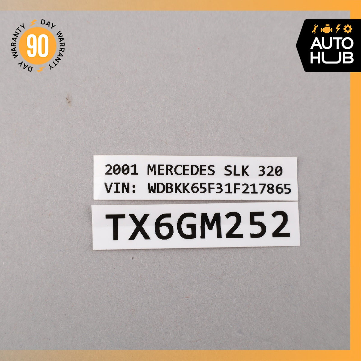 97-04 Mercedes R170 SLK320 SLK32 Front Convertible Top Trunk Lid Cylinder OEM - photo 14