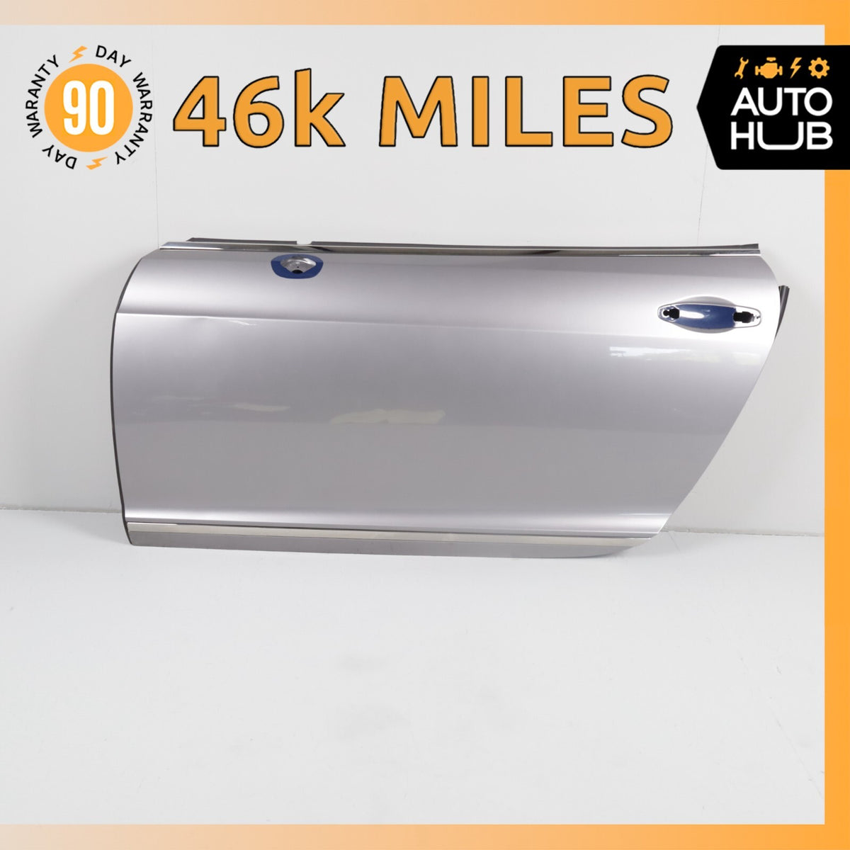 03-09 Bentley Continental GTC GT Left Side Door Shell Frame Panel Silver OEM 46k - photo 1