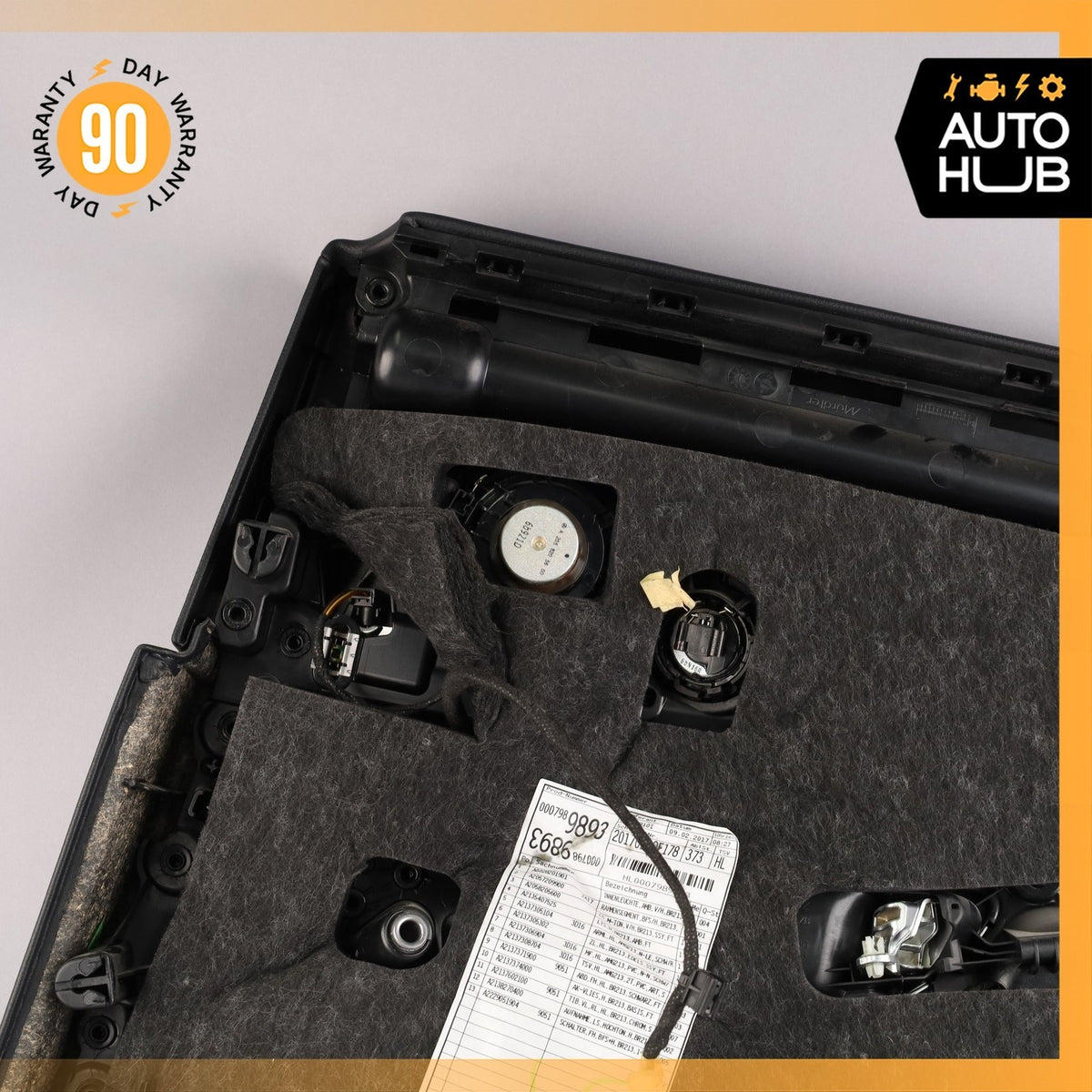 17-23 Mercedes W213 E43 AMG E400 Rear Left Side Interior Door Panel Nappa OEM - photo 16
