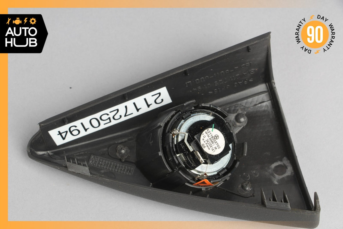 03-06 Mercedes W211 E500 E55 Tweeter Speaker Cover Left Driver Side Black OEM - photo 8