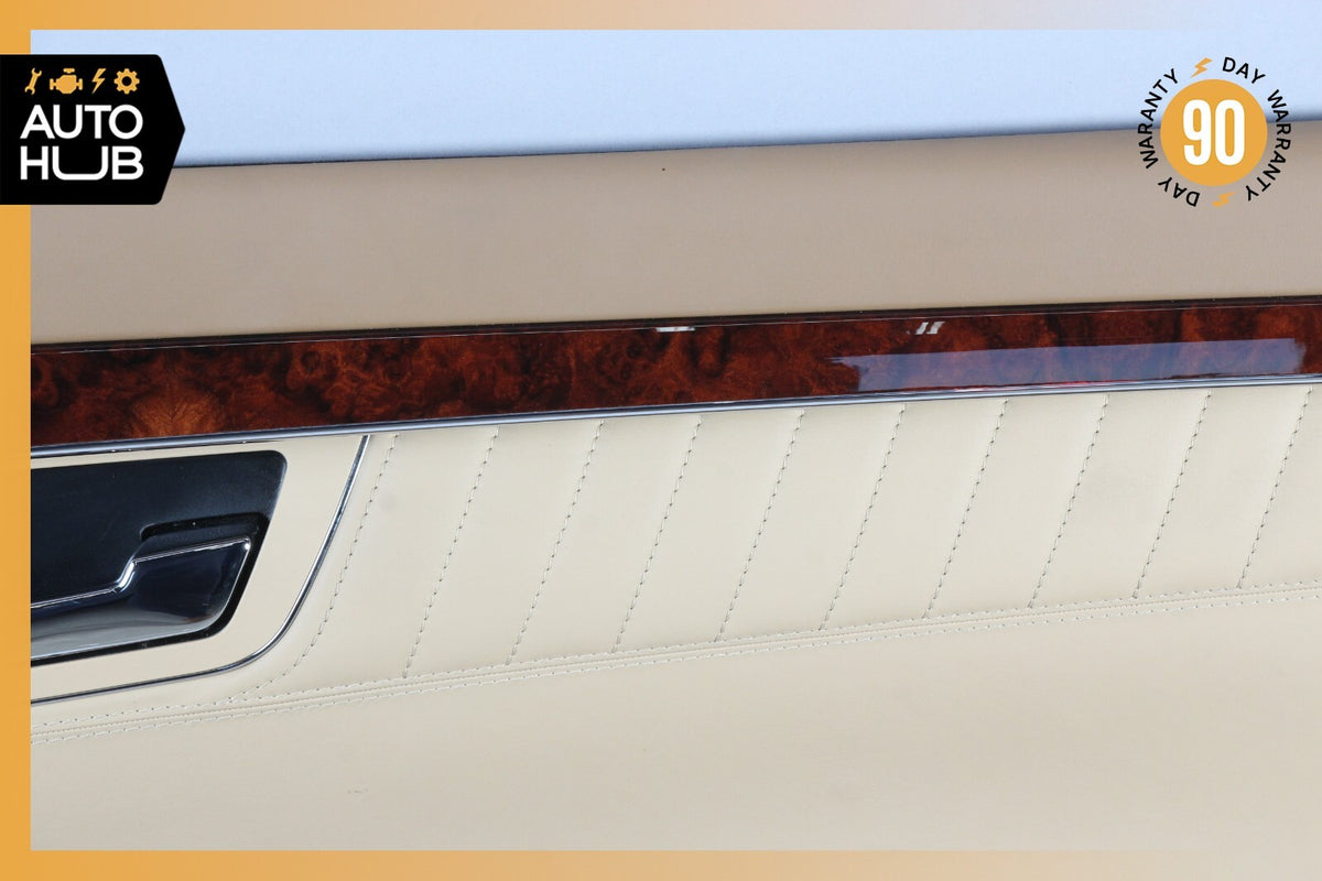 07-09 Mercedes W221 S600 Rear Right Passenger Side Interior Door Panel Beige OEM - photo 3