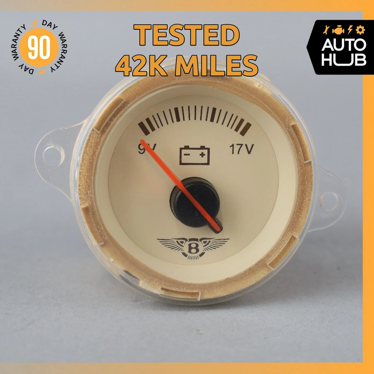Bentley Arnage Battery Indicator Gauge PM25092PE OEM 42k - photo 1