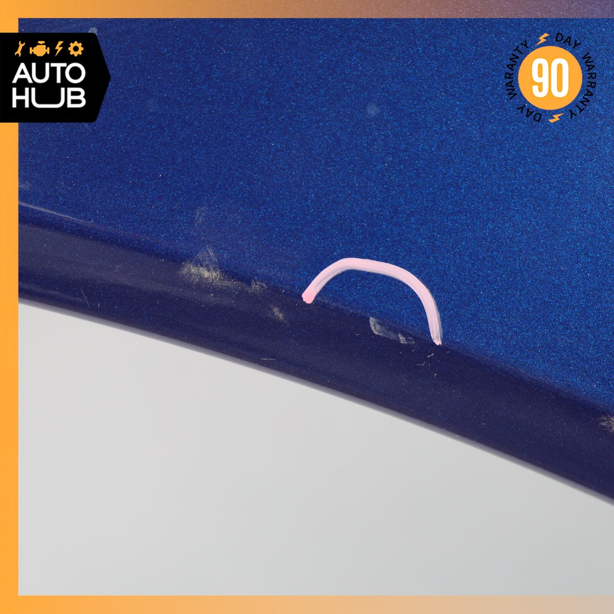 04-09 Cadillac XLR Quarter Panel Rear Left Driver Side Blue 10355380 OEM - photo 12