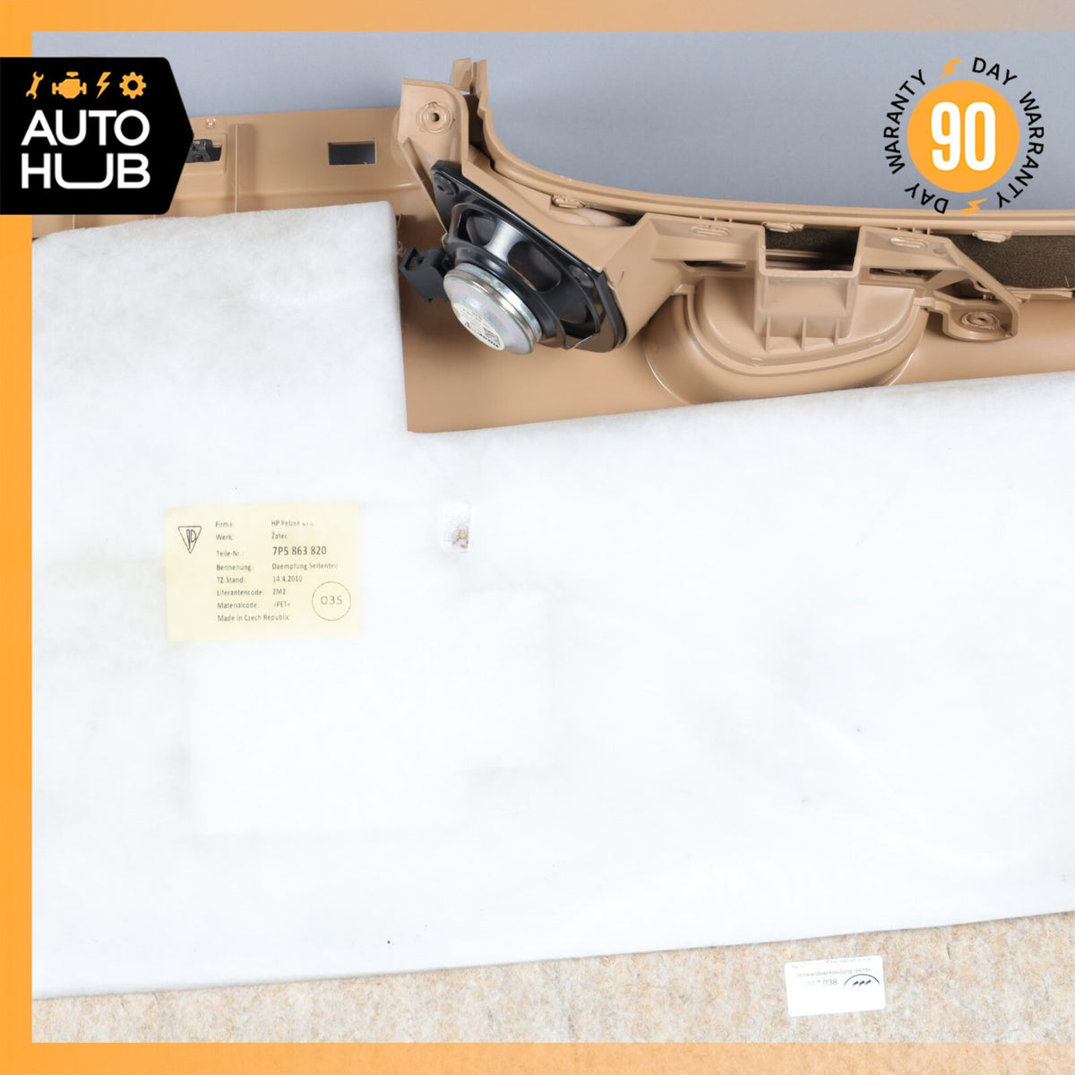 11-14 Porsche Cayenne 958 Hybrid S Rear Right Side Trunk Floor Carpet Panel OEM - photo 14