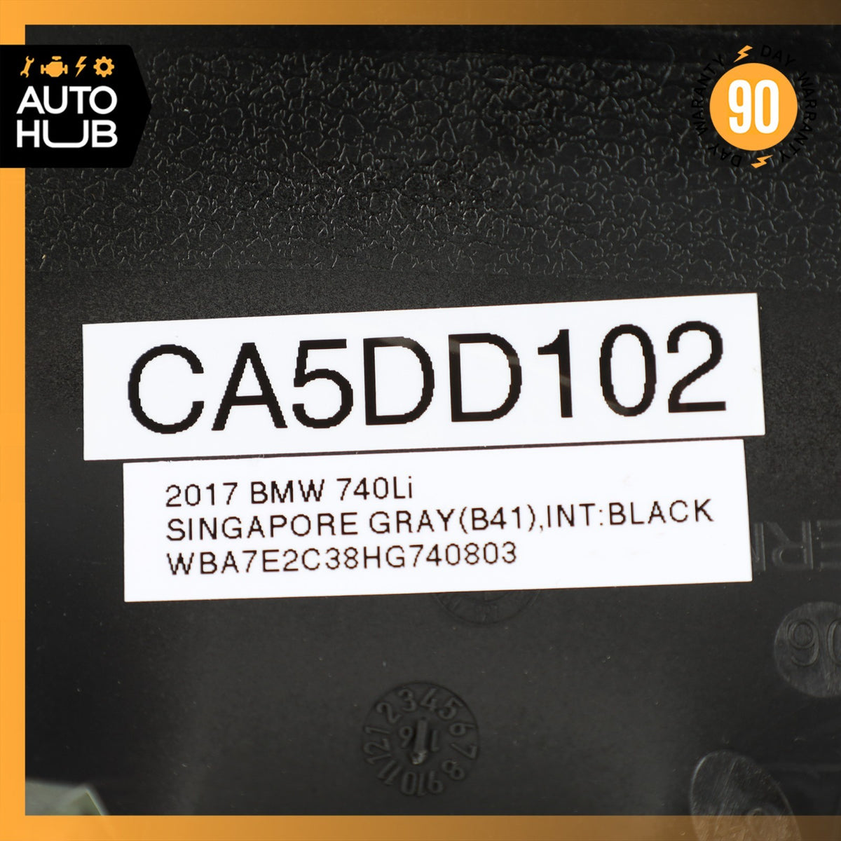 BMW G12 740Li Head Up Windscreen Display Projector Cover Bezel Black OEM - photo 12