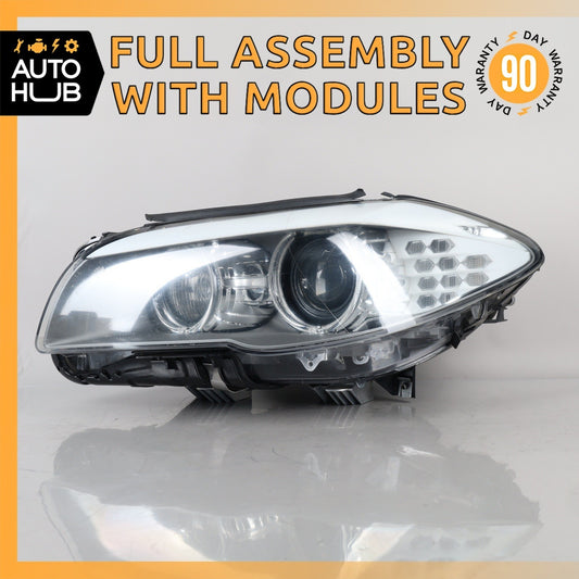 11-13 BMW F10 550i 535i Left Side Xenon AHL Adaptive Headlight Lamp OEM - photo 1