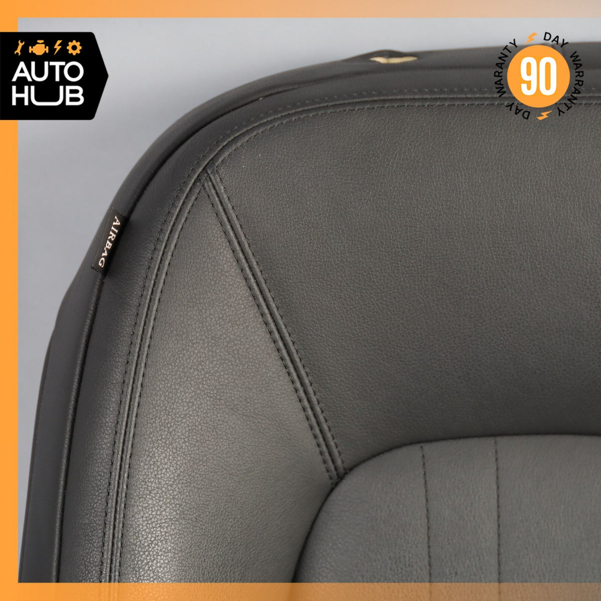 17-22 Maserati Ghibli M157 Front Right Top Upper Seat Cushion Black OEM 41k - photo 2