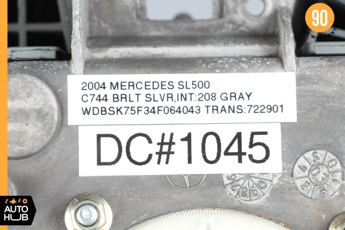 Mercedes R230 SL500 SL55 AMG SL600 Steering Wheel Airbag Air Bag Gray OEM - photo 11