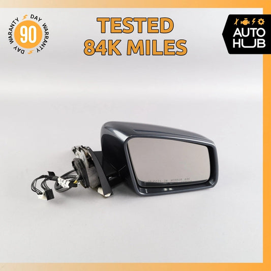 10-16 Mercedes W212 E350 E550 Right Side Rear View Door Mirror w/ Camera OEM 84k - photo 1