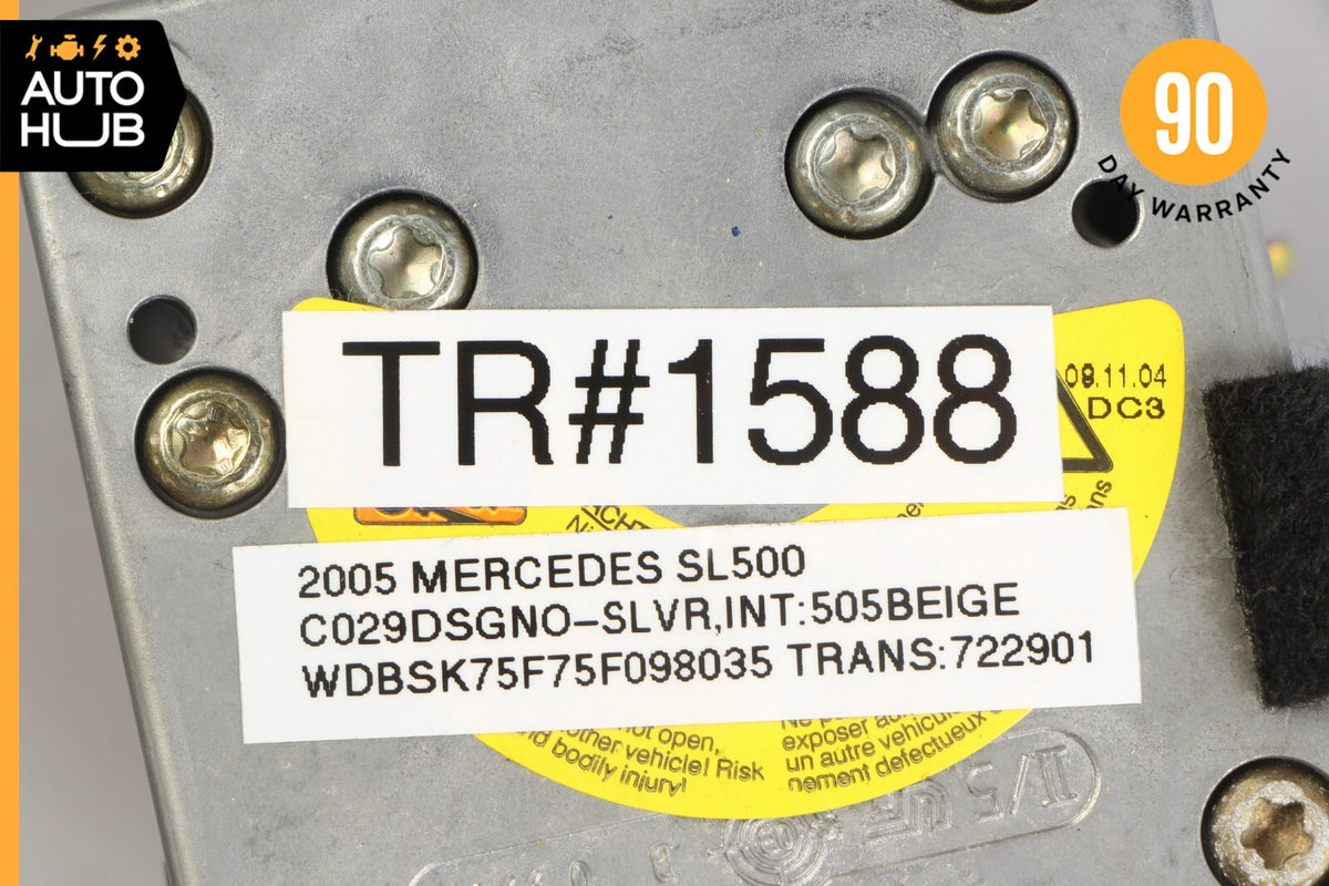 03-06 Mercedes R230 SL500 SL55 AMG Left Side Seat Belt Retractor Beige OEM - photo 12