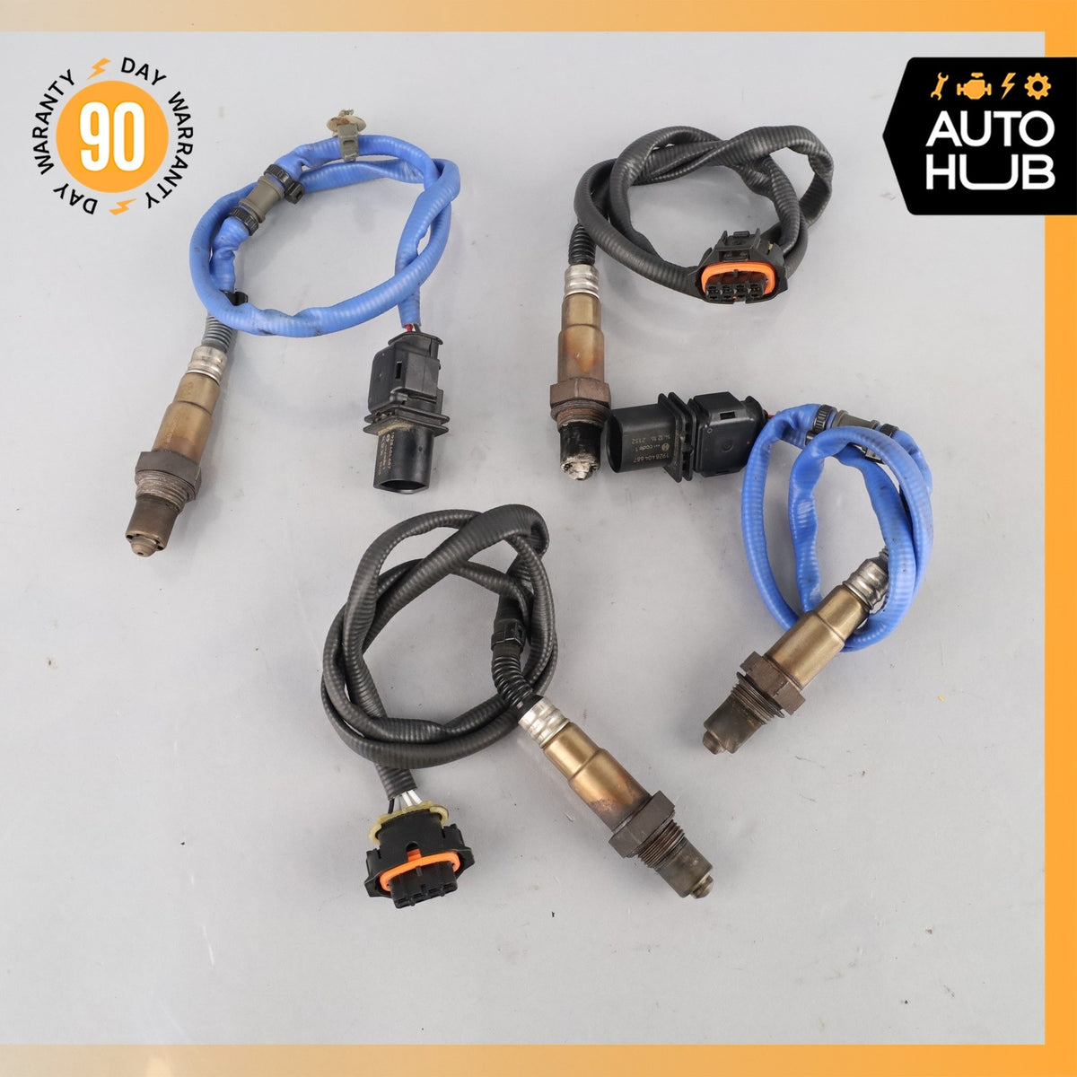 11-18 Porsche Cayenne 958 Turbo 4.8L Oxygen O2 Sensor Lambda Set of 4 OEM - photo 2