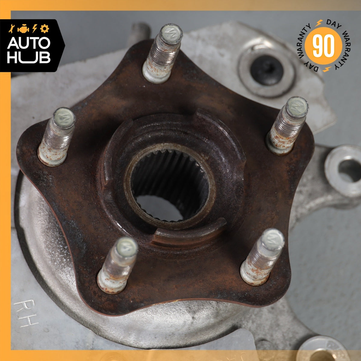 14-20 Jaguar X152 F-Type R Rear Right Spindle Knuckle Hub w/ Shield OEM - photo 5