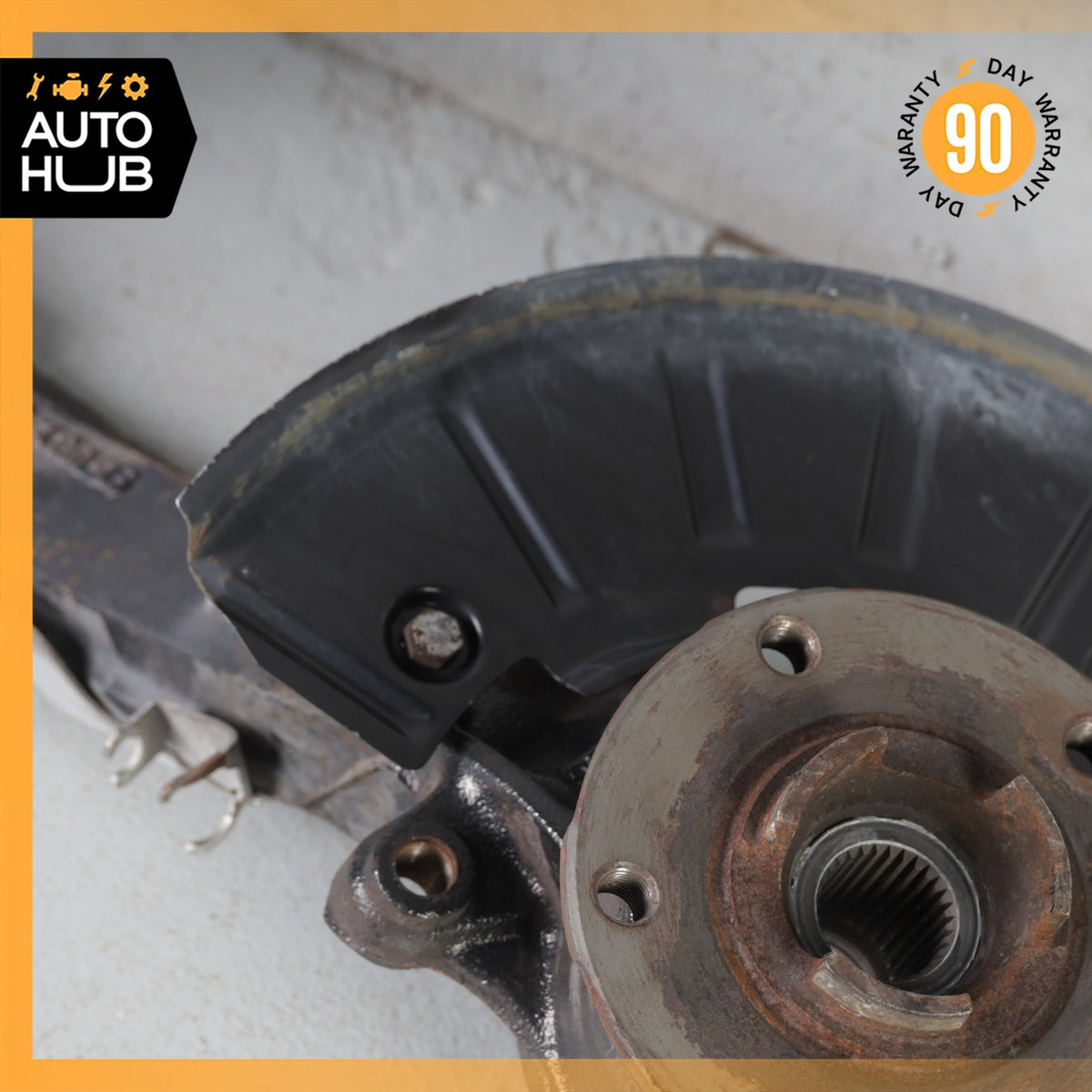 03-10 Porsche Cayenne 955 Front Left Knuckle Spindle Hub 7L0407257A OEM 87k - photo 4