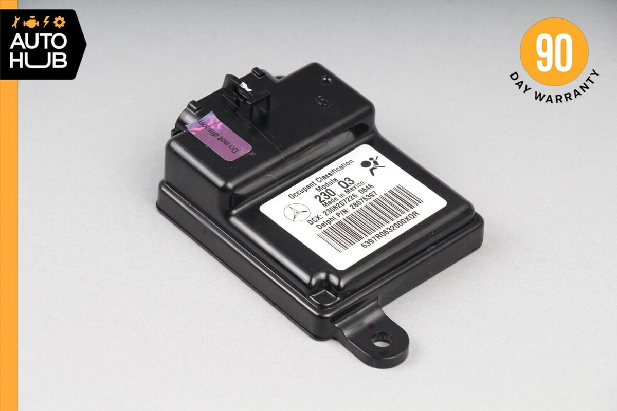 07-12 Mercedes R230 SL550 SL63 AMG Seat Occupancy Sensor Mat SRS Module OEM - photo 1