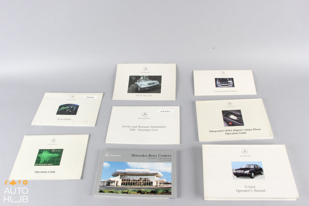 2001 Mercedes-Benz W220 S500 Owner's Operator's Manual Book OEM - photo 1