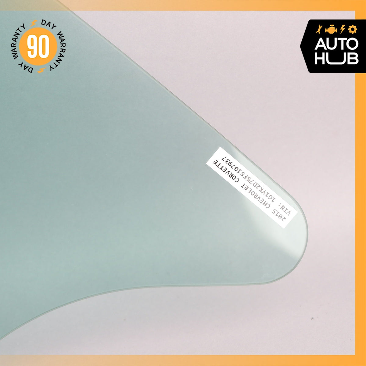 14-19 Chevrolet Corvette C7 Coupe Front Left Door Window Glass 84299348 OEM 32k - photo 23
